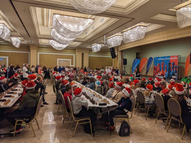 Різдвяний фестиваль з шахів м.Дніпра, 09.12.2025