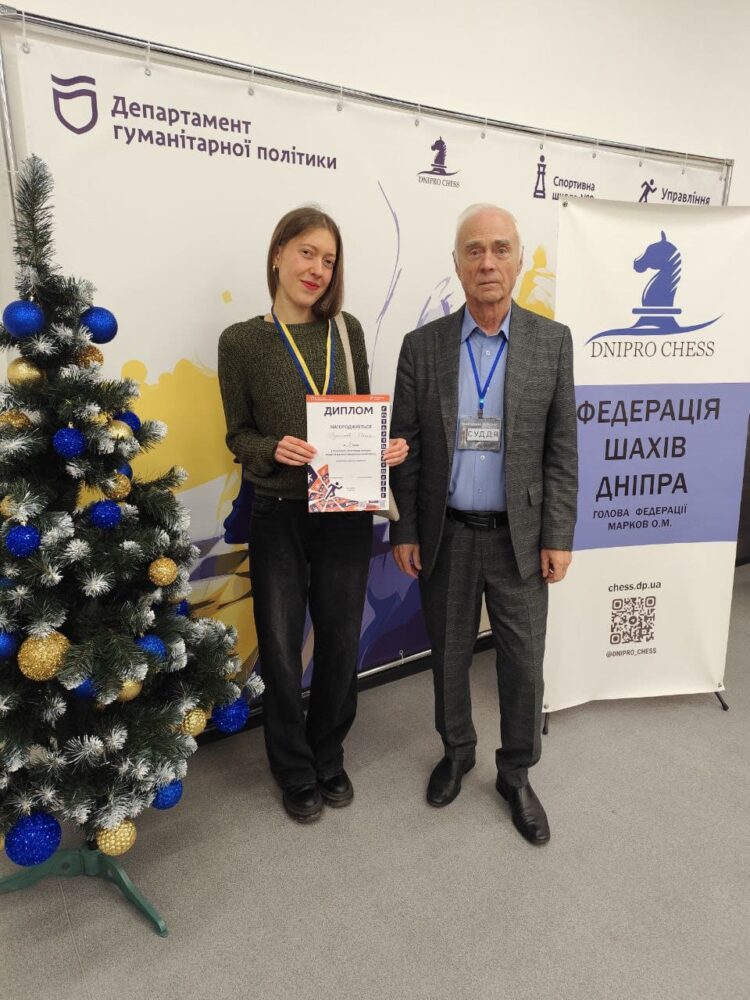 Чемпіонат міста серед закладів вищої та фахової передвищої освіти денної форми навчання (бліц) 19.12.2025-Підсумки