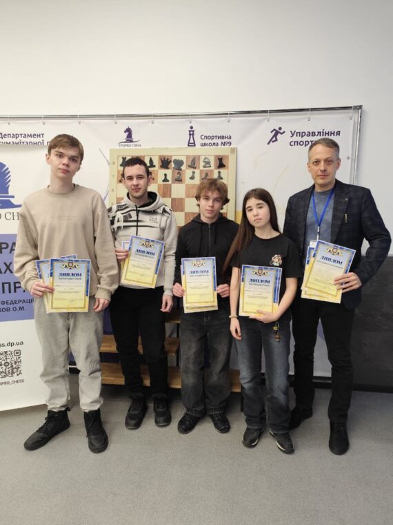 Особисто-командний чемпіонат області до 16,18 та 20 років (класична гра), 17-23.01.2026 – Підсумки