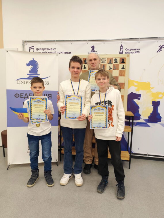 Особисто-командний чемпіонат області до 12,14 років (класична гра), 25.02-01.03.2026-Підсумки