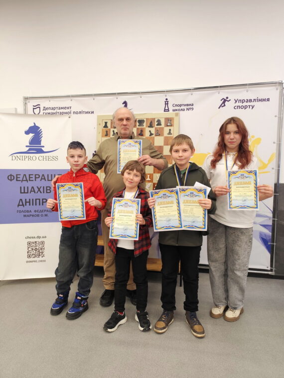 Особисто-командний чемпіонат області до 12,14 років (класична гра), 25.02-01.03.2026-Підсумки