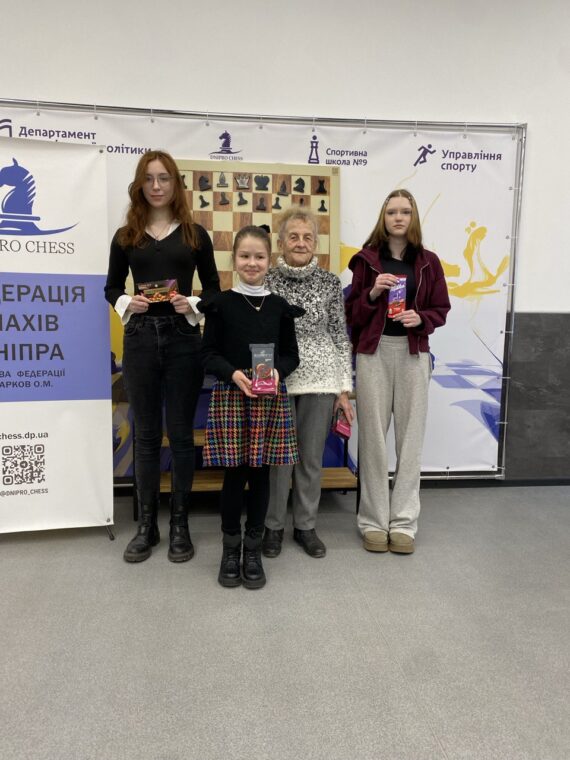 Бліцтурнір до свята 8 березня. Підсумки.