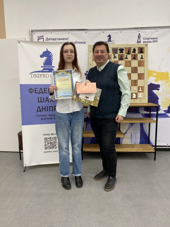 Бліцтурнір до свята 8 березня. Підсумки.