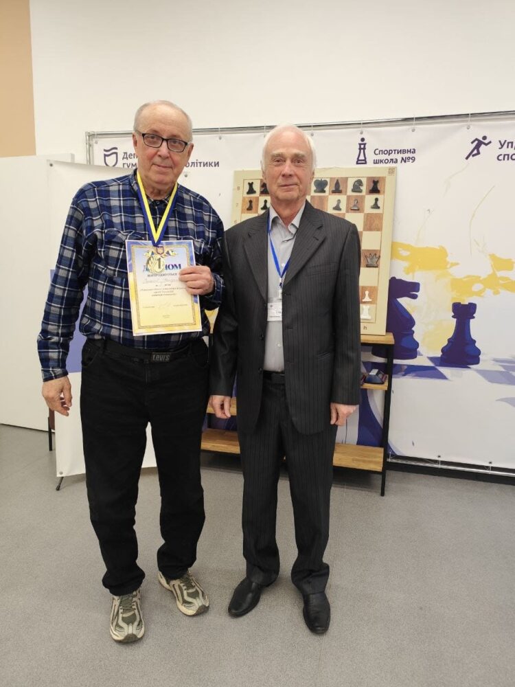 Чемпіонат області серед ветеранів (рапід) пам’яті Гергеля В.П. 18.04.2026-пыдсумки