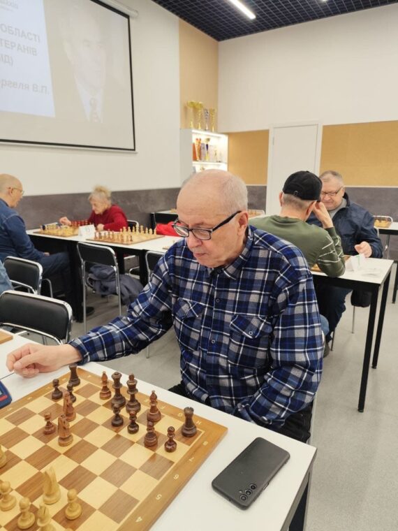 Чемпіонат області серед ветеранів (рапід) пам’яті Гергеля В.П. 18.04.2026-пыдсумки
