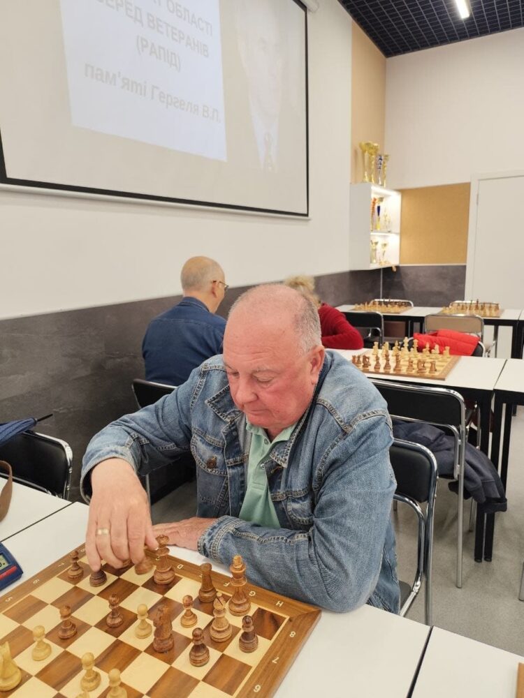Чемпіонат області серед ветеранів (рапід) пам’яті Гергеля В.П. 18.04.2026-пыдсумки