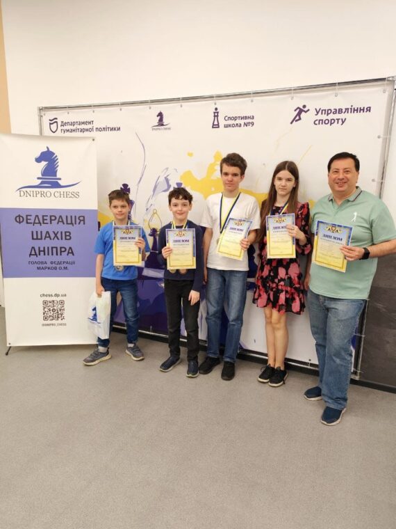 Особисто-командний чемпіонат міста з блискавичної гри серед юнаків та дівчат до 12, 14 років, 16.05.2026-Підсумки