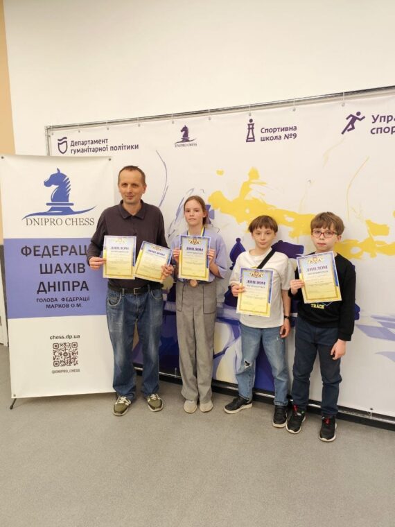 Особисто-командний чемпіонат міста з блискавичної гри серед юнаків та дівчат до 12, 14 років, 16.05.2026-Підсумки