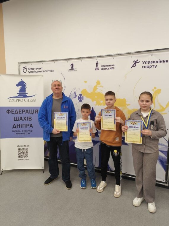 Особисто-командний чемпіонат міста з блискавичної гри серед юнаків та дівчат до 12, 14 років, 16.05.2026-Підсумки