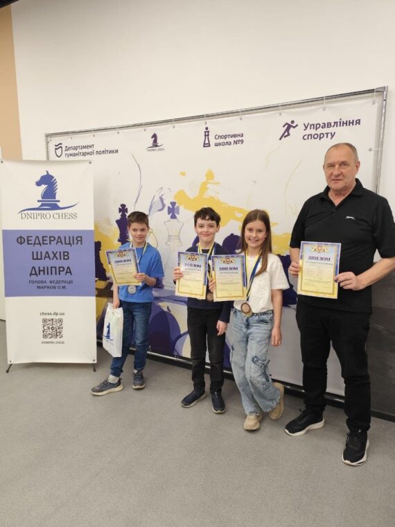 Особисто-командний чемпіонат міста з блискавичної гри серед юнаків та дівчат до 12, 14 років, 16.05.2026-Підсумки