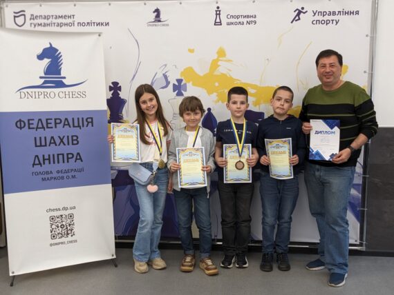 Особисто-командний чемпіонат міста з блискавичної гри серед юнаків та дівчат до 8,10 років, 30.05.2026 – Підсумки