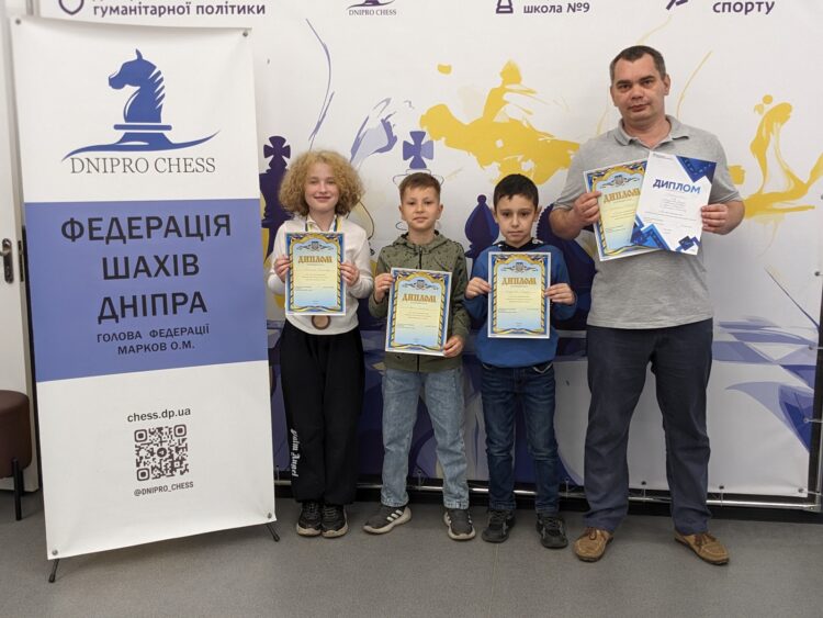 Особисто-командний чемпіонат міста з блискавичної гри серед юнаків та дівчат до 8,10 років, 30.05.2026 – Підсумки