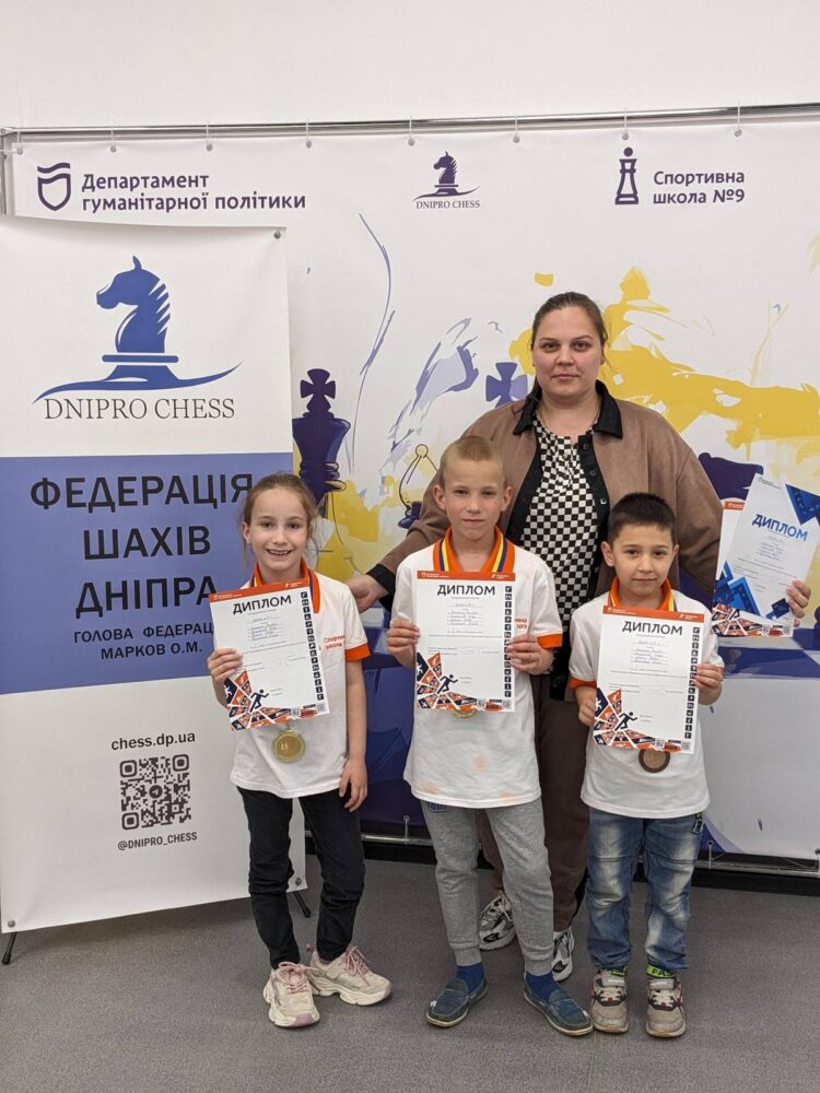 Особисто-командний чемпіонат міста з блискавичної гри серед юнаків та дівчат до 8,10 років, 30.05.2026 – Підсумки