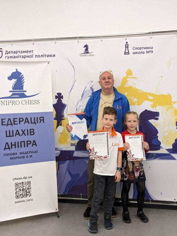 Особисто-командний чемпіонат міста з блискавичної гри серед юнаків та дівчат до 8,10 років, 30.05.2026 – Підсумки