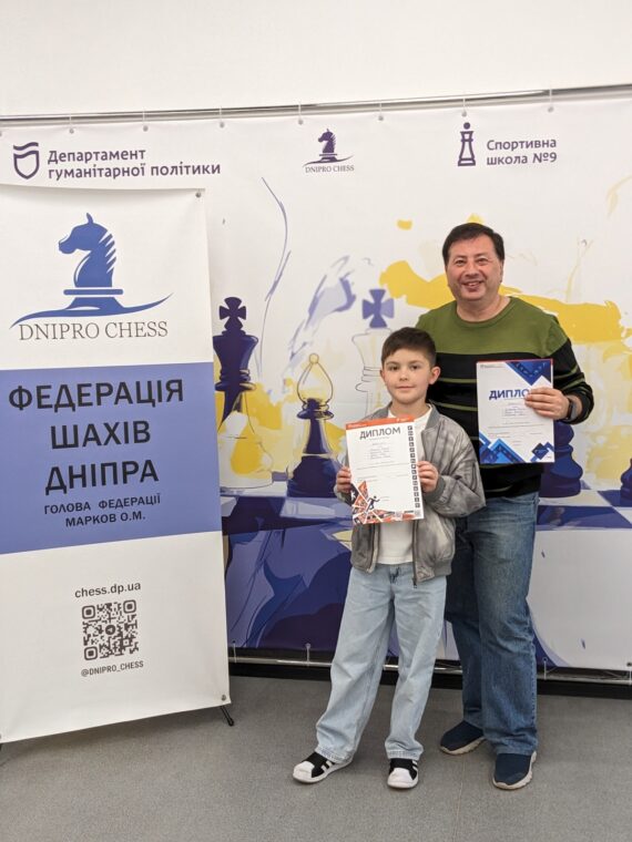 Особисто-командний чемпіонат міста з блискавичної гри серед юнаків та дівчат до 8,10 років, 30.05.2026 – Підсумки