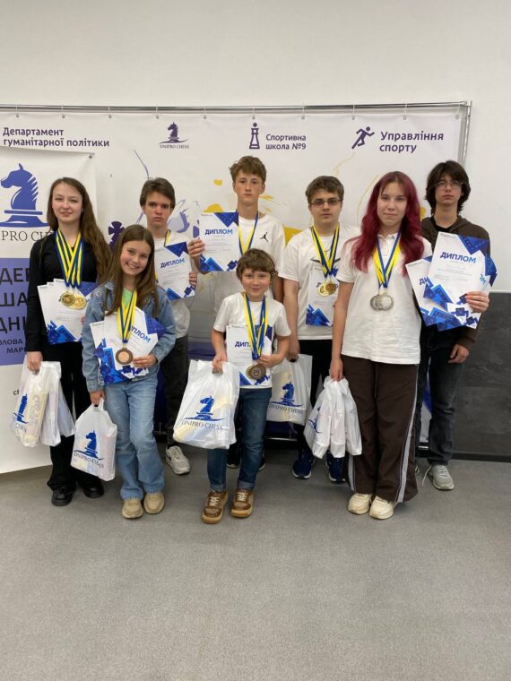 Особисто-командний чемпіонат міста з блискавичної гри серед юнаків та дівчат до 16,18 та 20 років, 31.05.2026 – Підсумки.