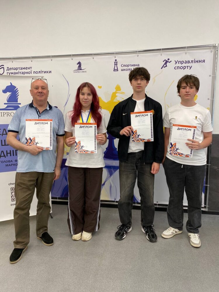 Особисто-командний чемпіонат міста з блискавичної гри серед юнаків та дівчат до 16,18 та 20 років, 31.05.2026 – Підсумки.