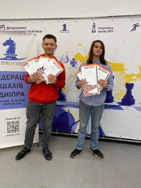Особисто-командний чемпіонат міста з блискавичної гри серед юнаків та дівчат до 16,18 та 20 років, 31.05.2026 – Підсумки.