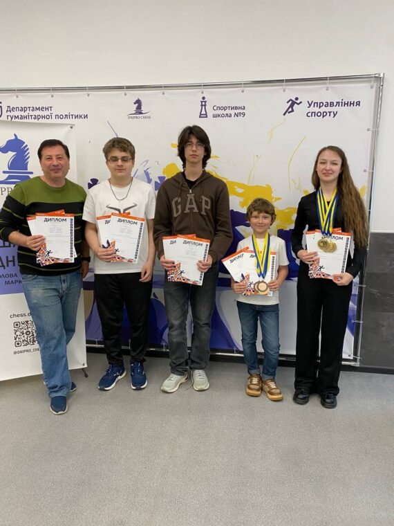 Особисто-командний чемпіонат міста з блискавичної гри серед юнаків та дівчат до 16,18 та 20 років, 31.05.2026 – Підсумки.