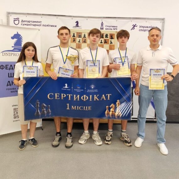 Командний Кубок області до 20 років з блискавичних шахів, 01.08.2026-підсумки