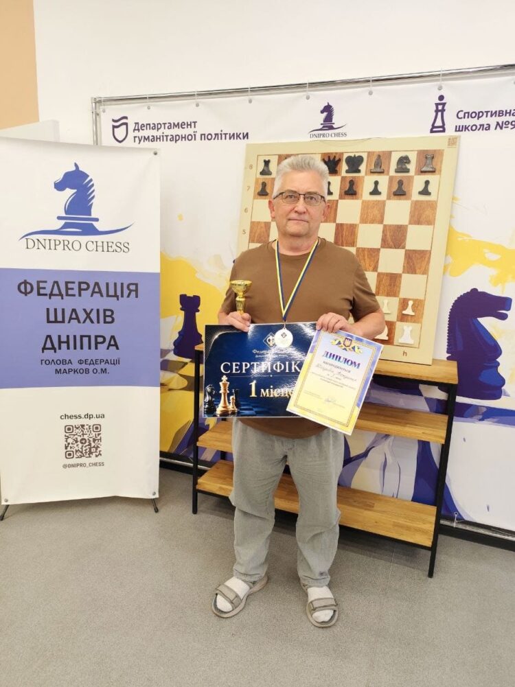 Кубок області з шахів серед ветеранів, 15.08.2026-Підсумки