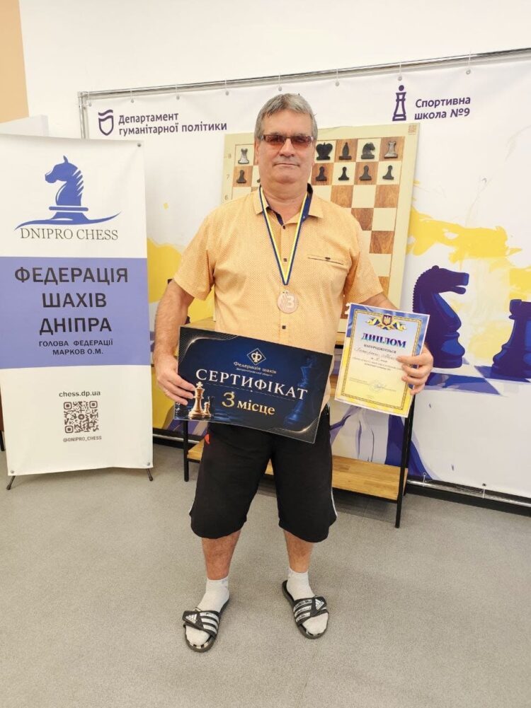 Кубок області з шахів серед ветеранів, 15.08.2026-Підсумки