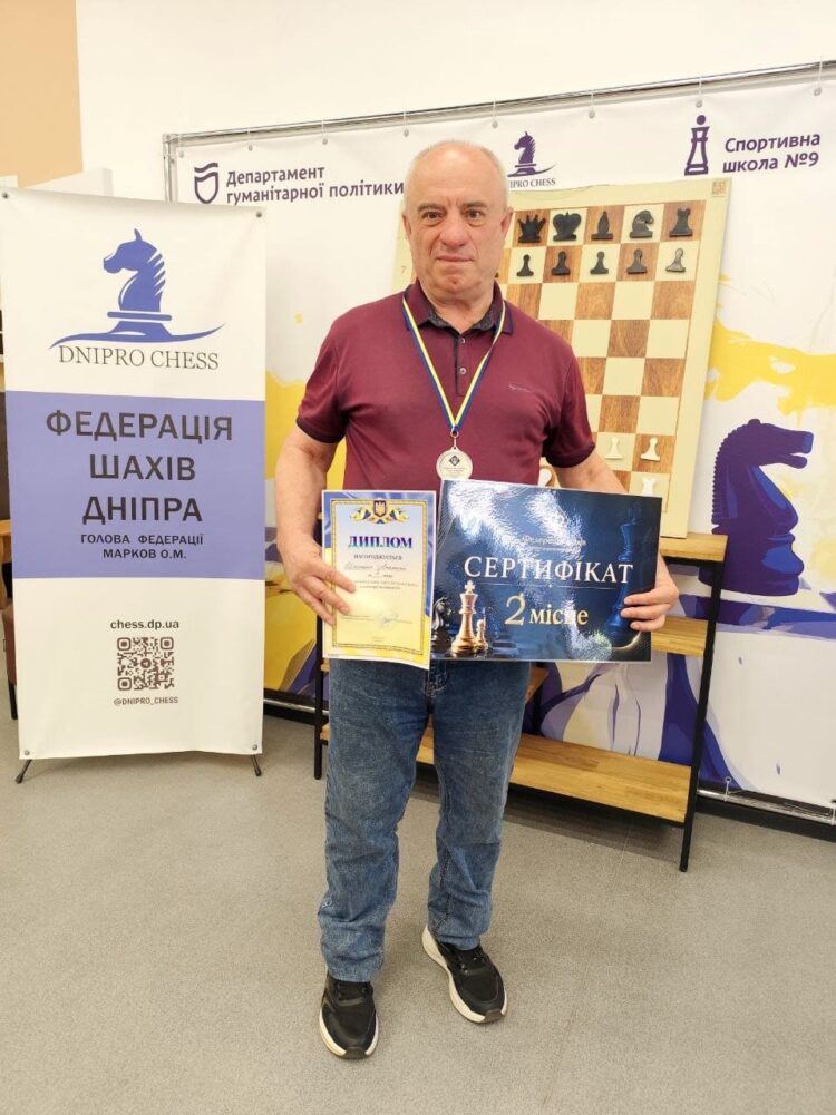 Кубок області з шахів серед ветеранів, 15.08.2026-Підсумки