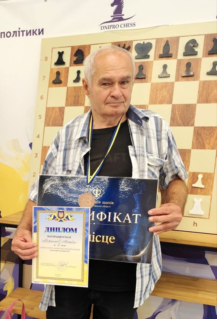 Кубок області з шахів серед ветеранів, 15.08.2026-Підсумки