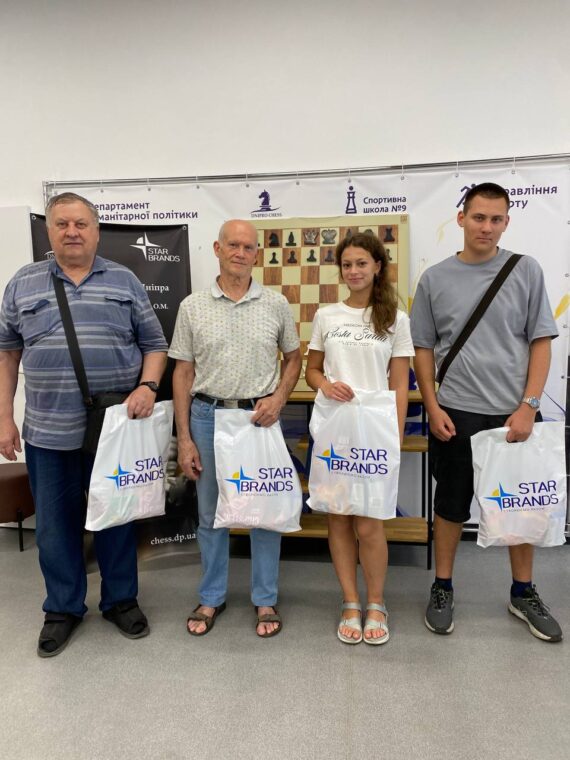 Кубок  Федерації шахів Дніпра з рапіду серед любителів. Підсумки.
